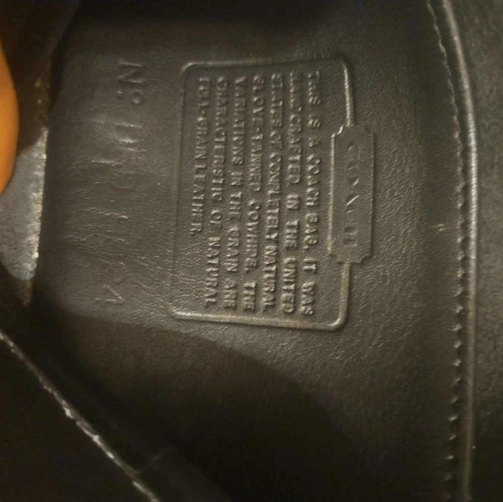 Vintage Coach Casino Bag 9924 Black